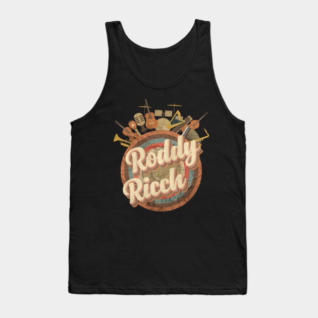 Music Tour Vintage Retro Style // Roddy Ricch Tank Top by kumurkumur